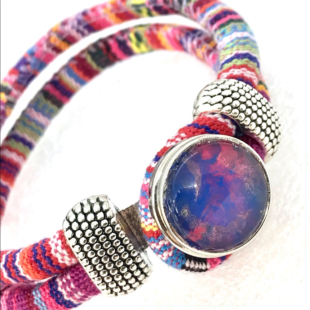 Bracelet Cotton Noosa Handmade 20mm snap SB20